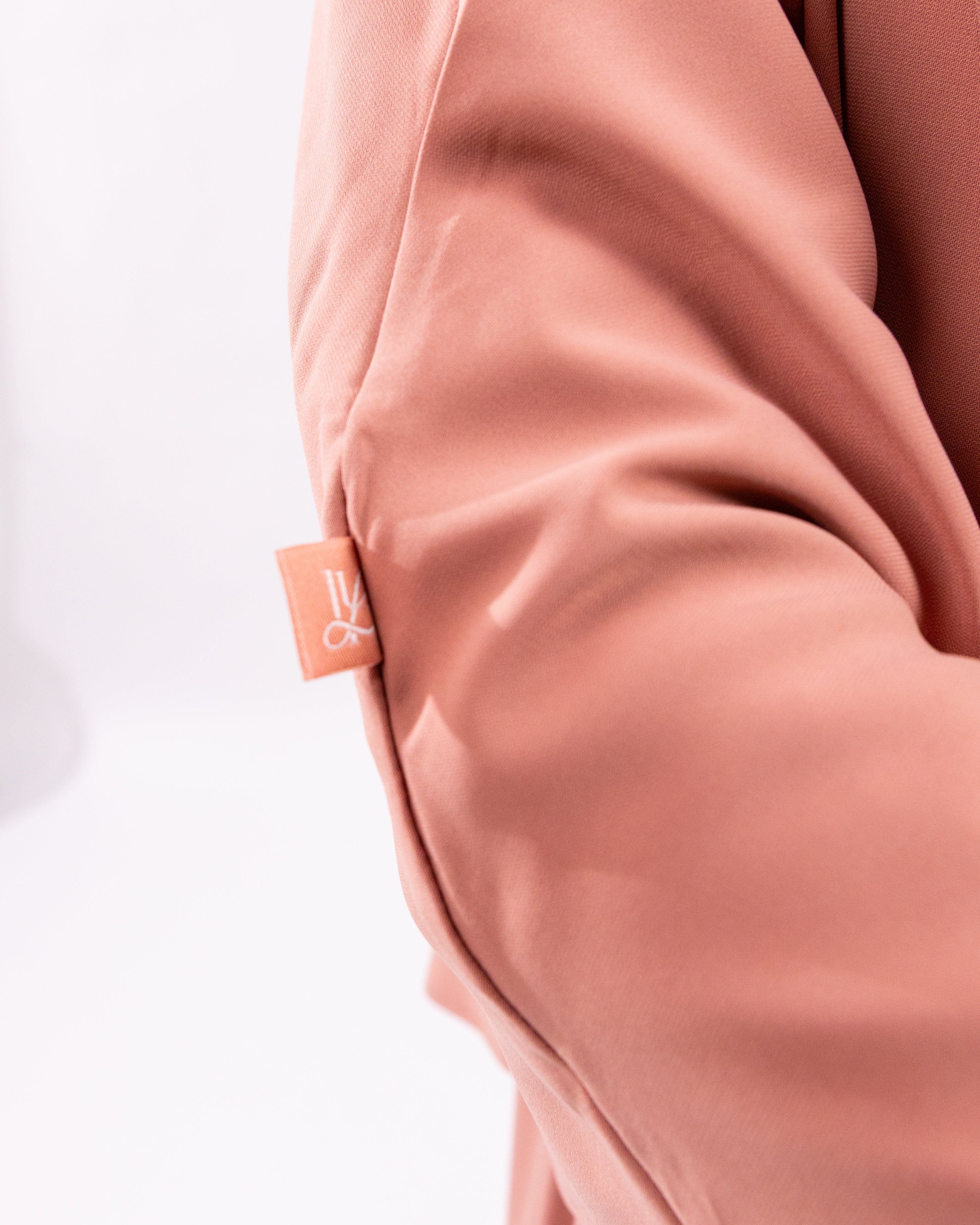 Tieback Round Khimar <br>- Antique Rose