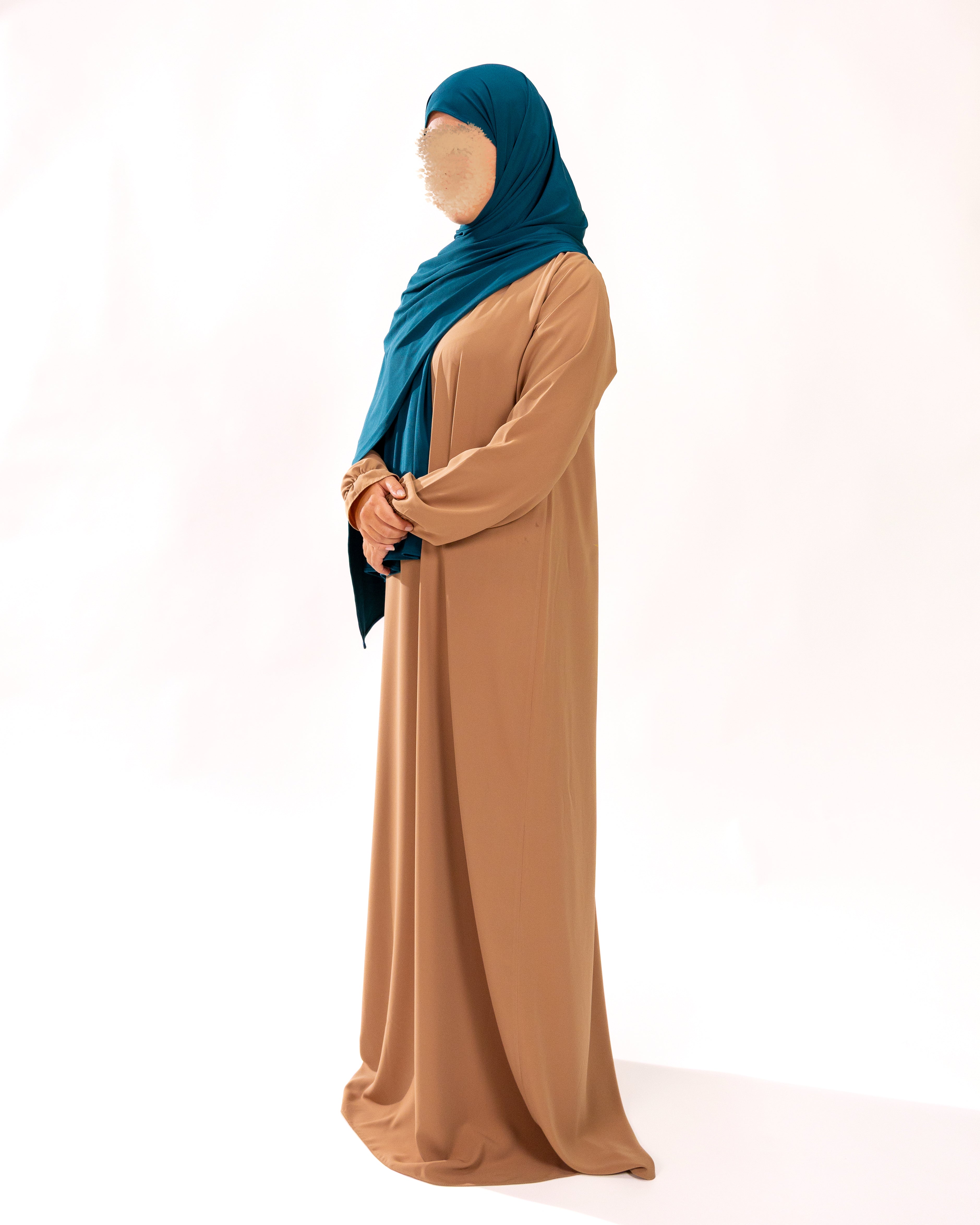 Abaya Cute Sleeves <br>- Caramel