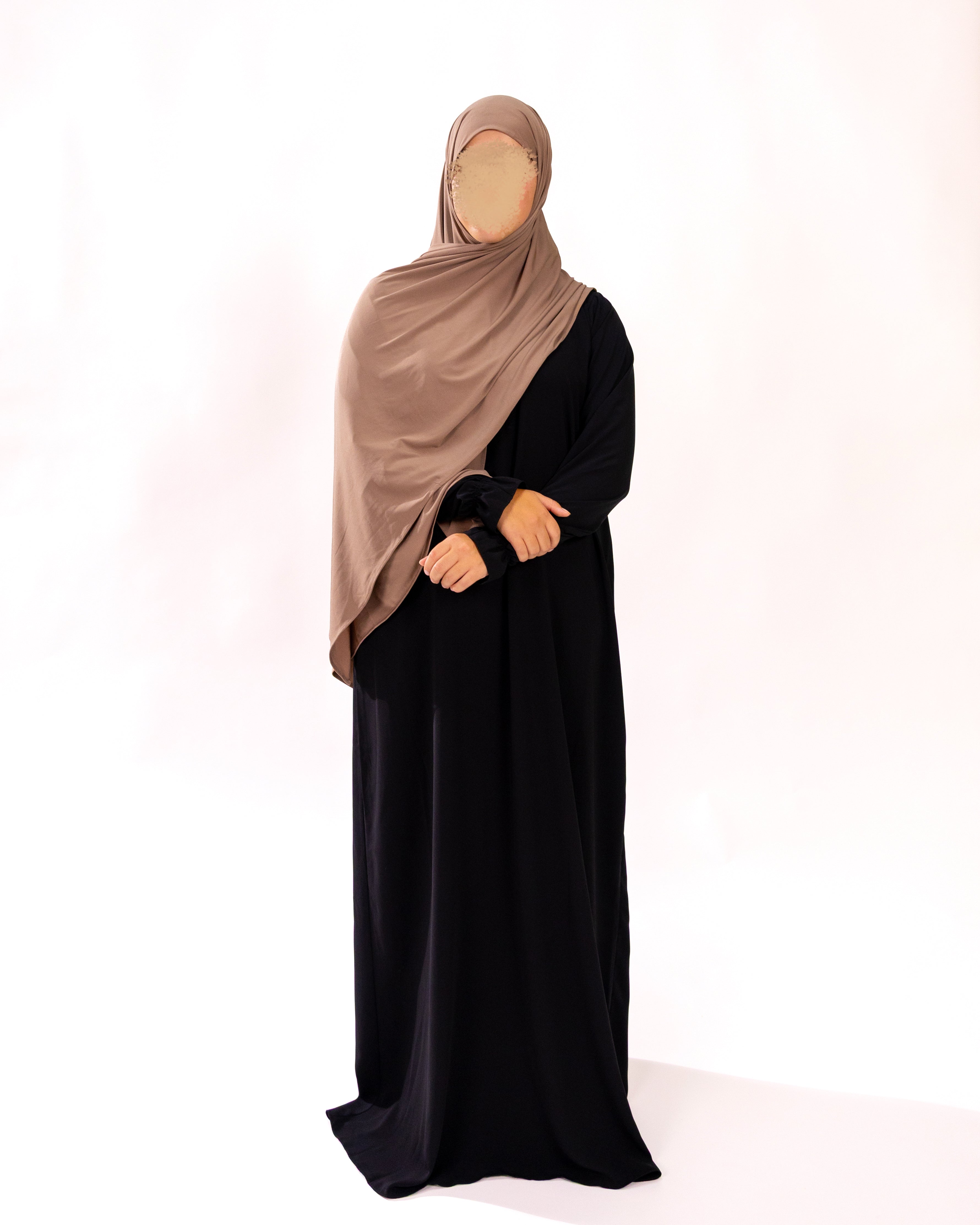 Abaya Cute Sleeves <br>- Black