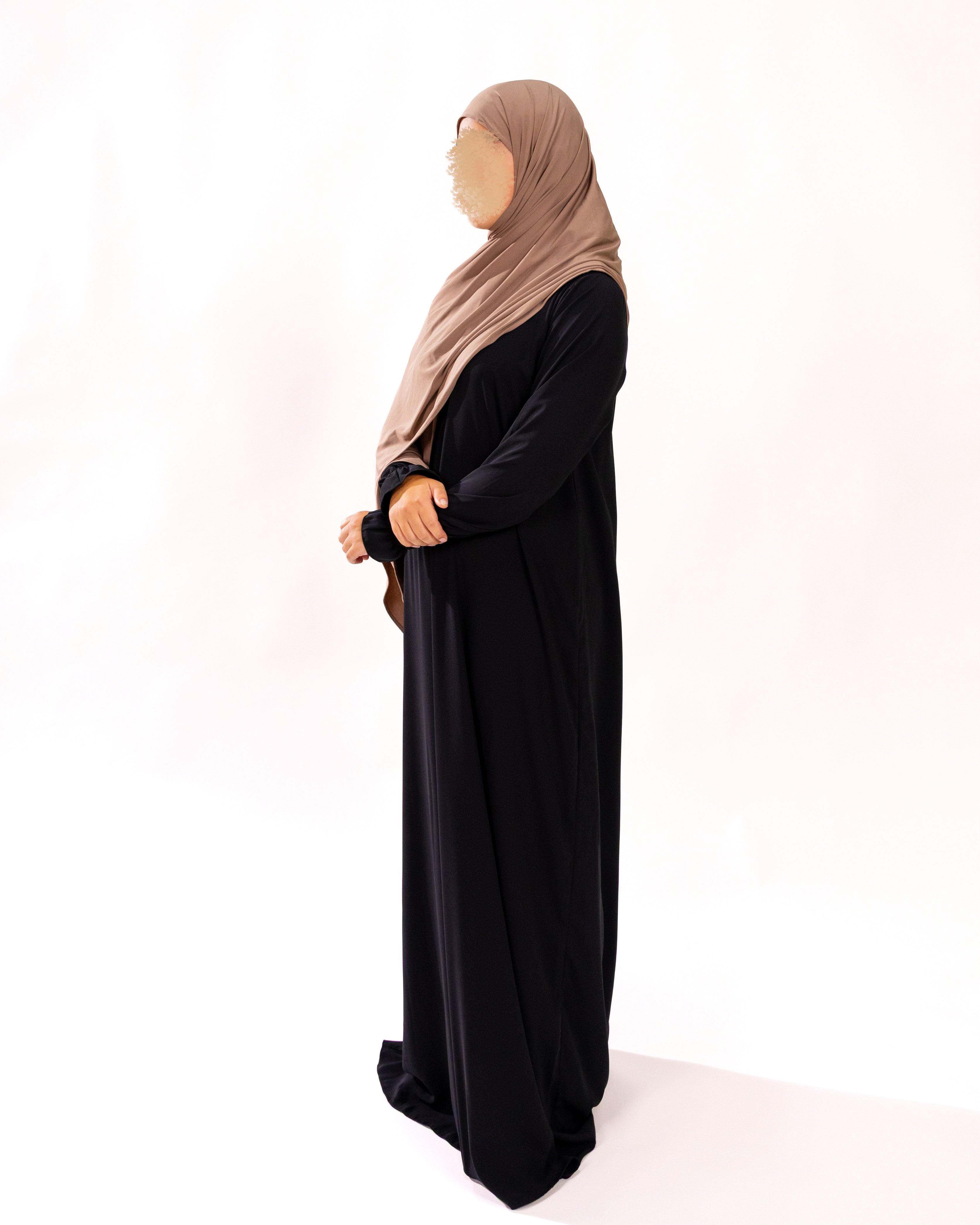 Abaya Cute Sleeves <br>- Black