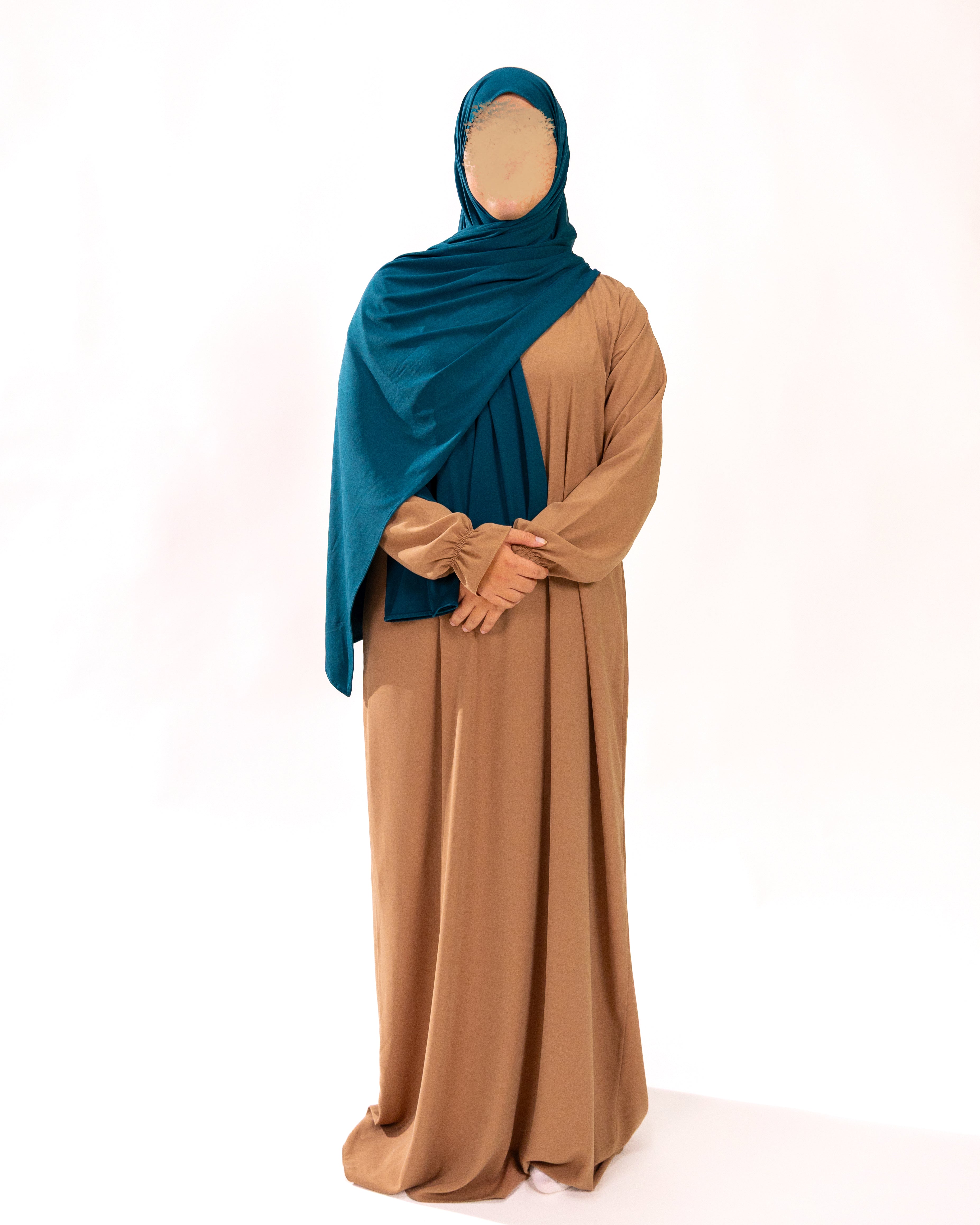 Abaya Cute Sleeves <br>- Caramel