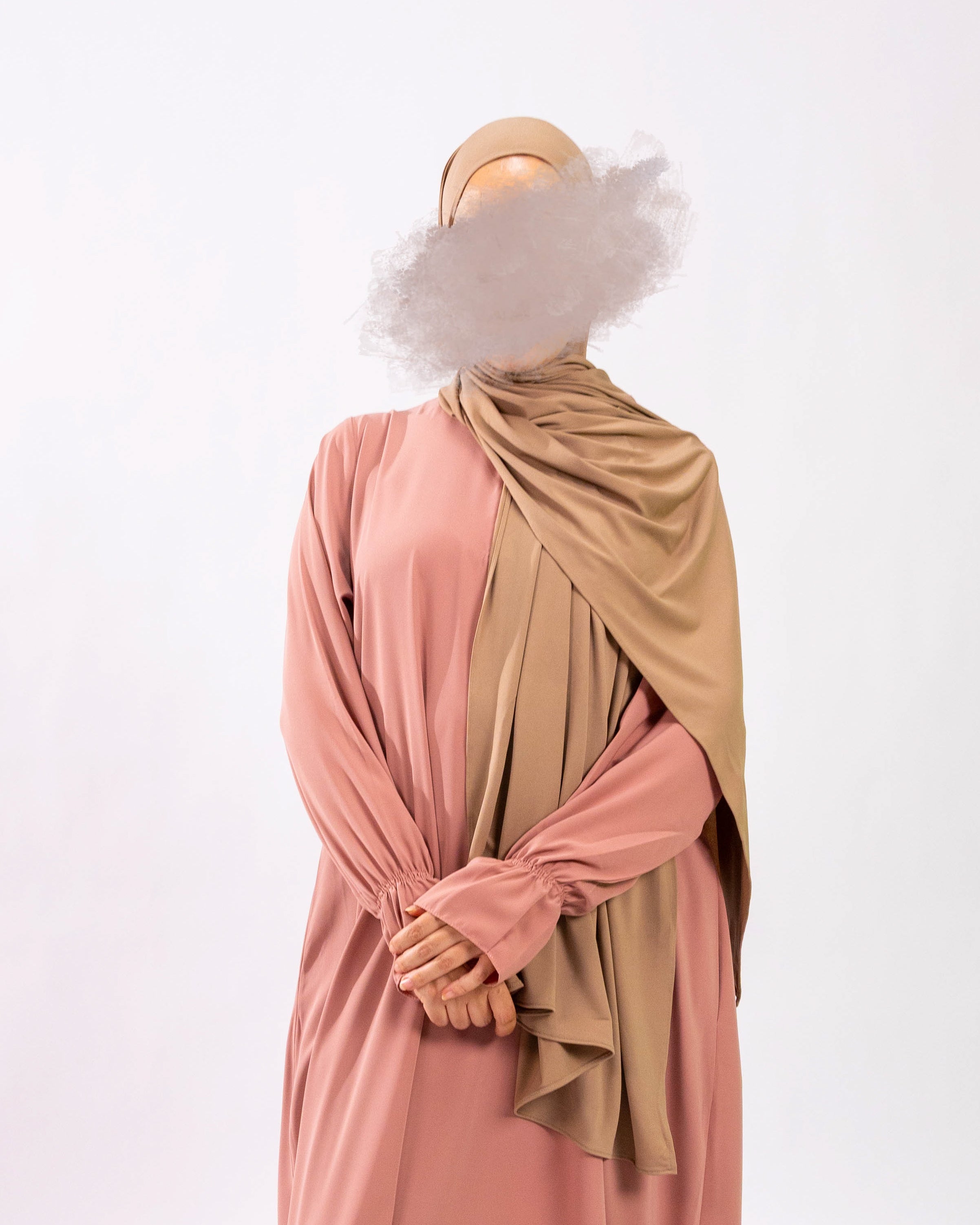 Premium Jersey scarf <br>- Light Taupe
