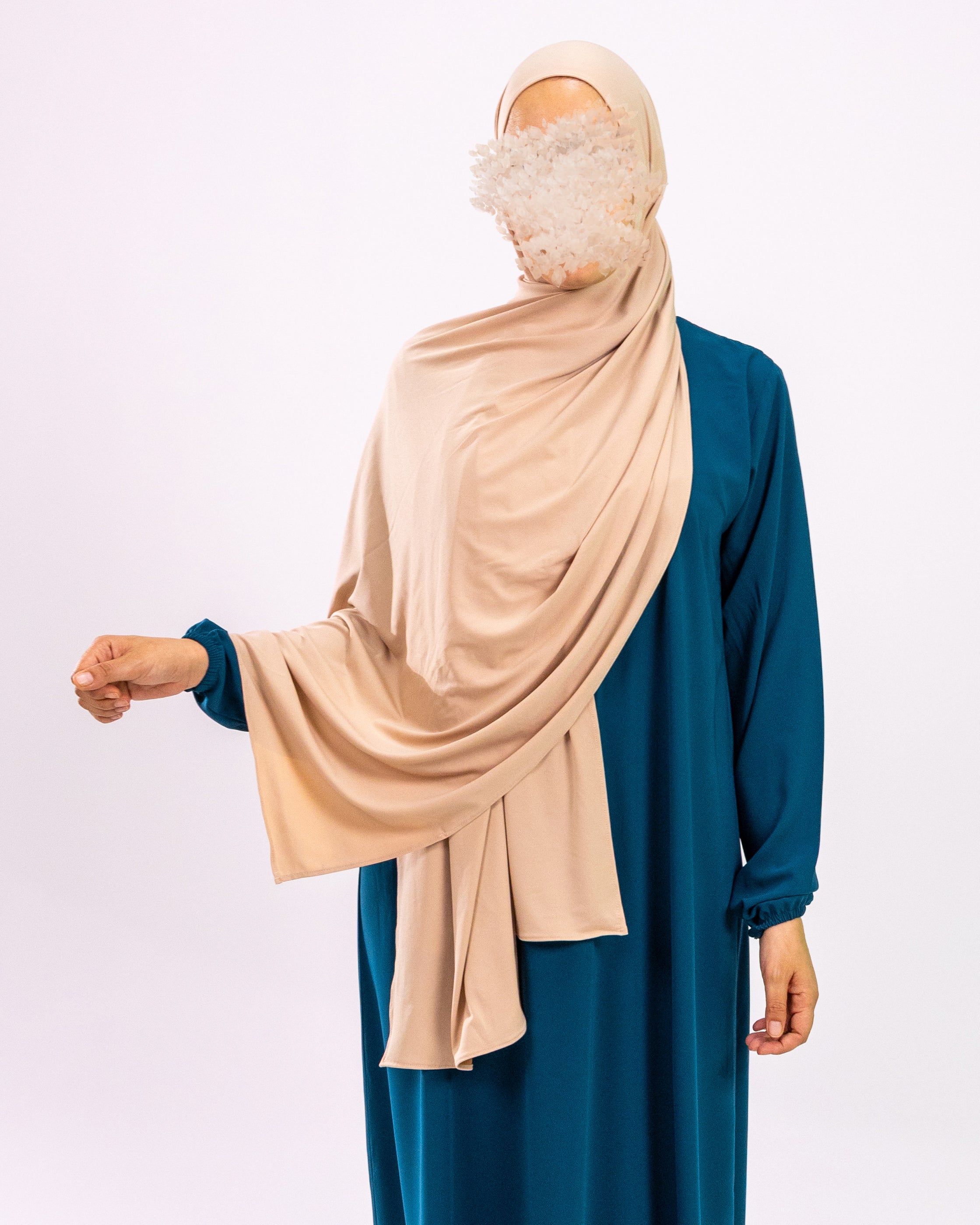 Premium Jersey scarf <br>- Soft Beige
