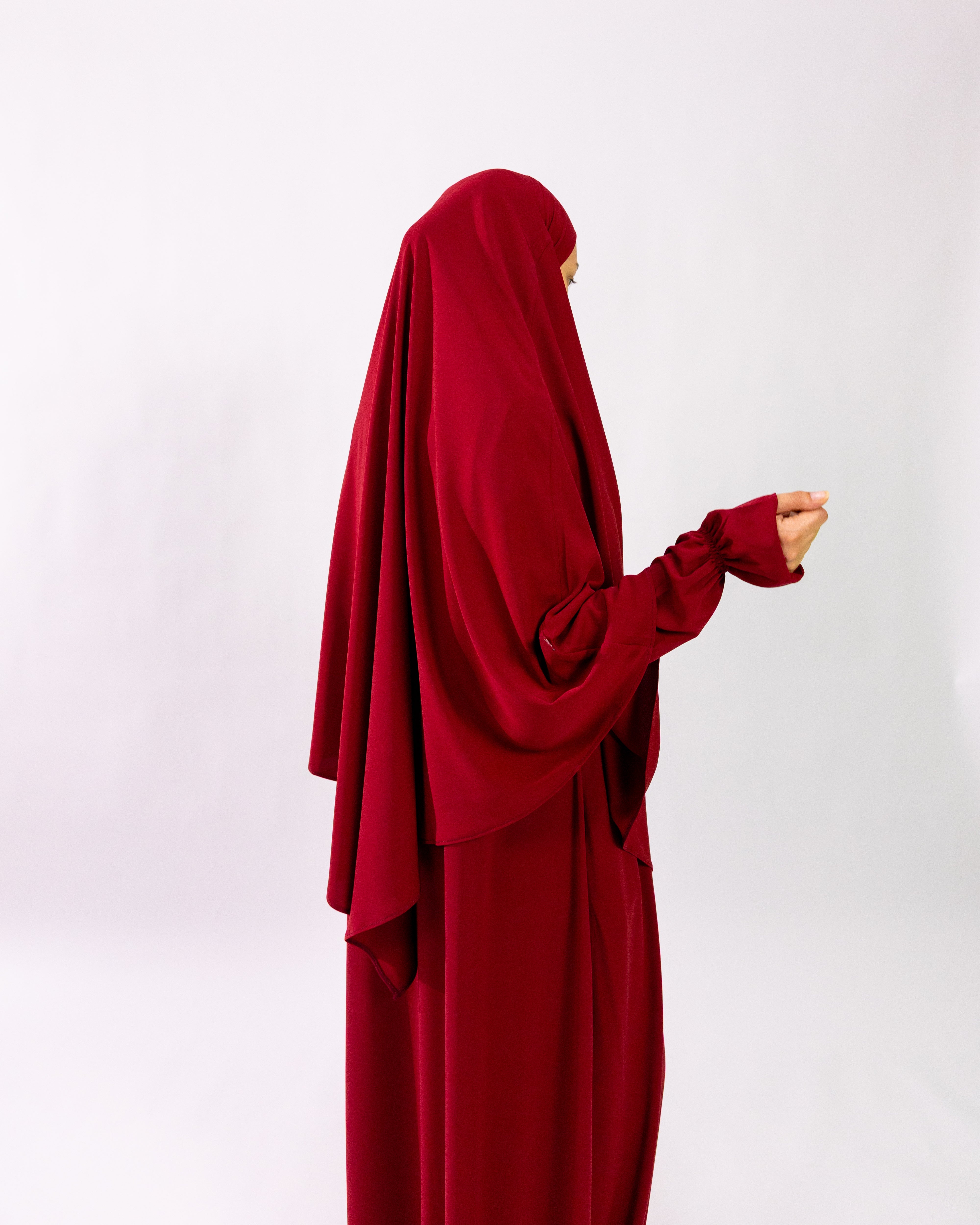 Tieback Tria Khimar <br>- Bordeaux