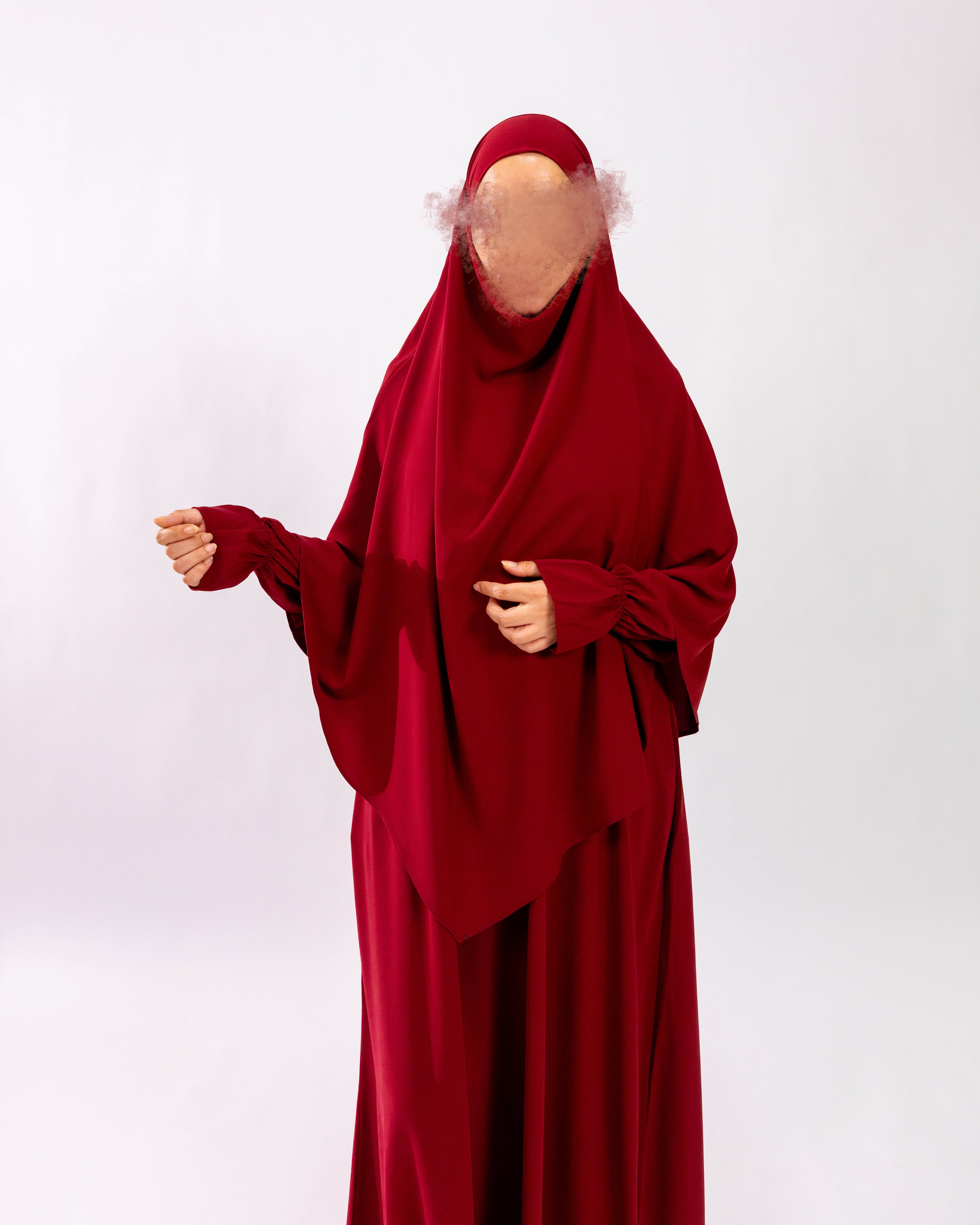 Tieback Tria Khimar <br>- Bordeaux