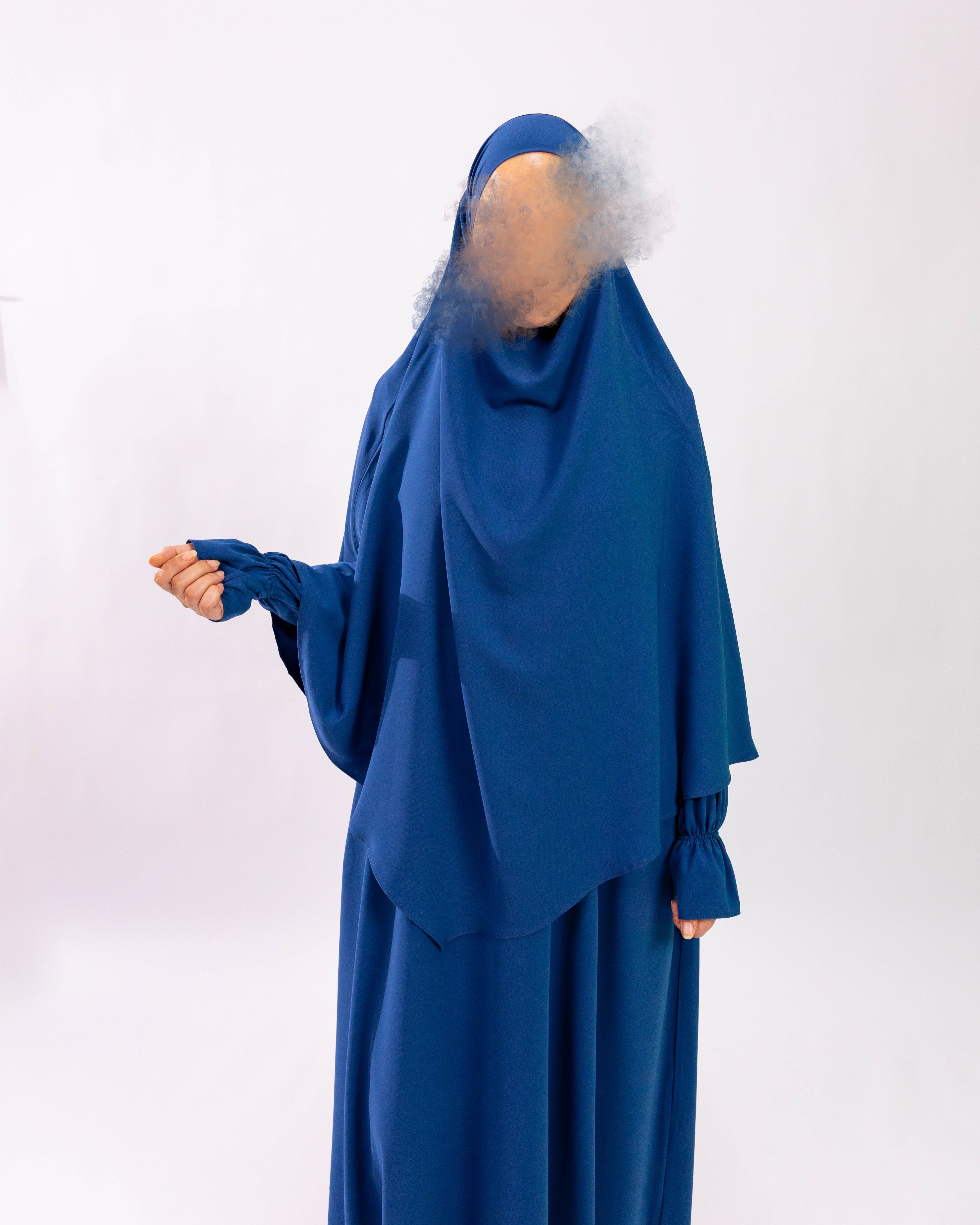 Tieback Tria Khimar <br>- Sapphire