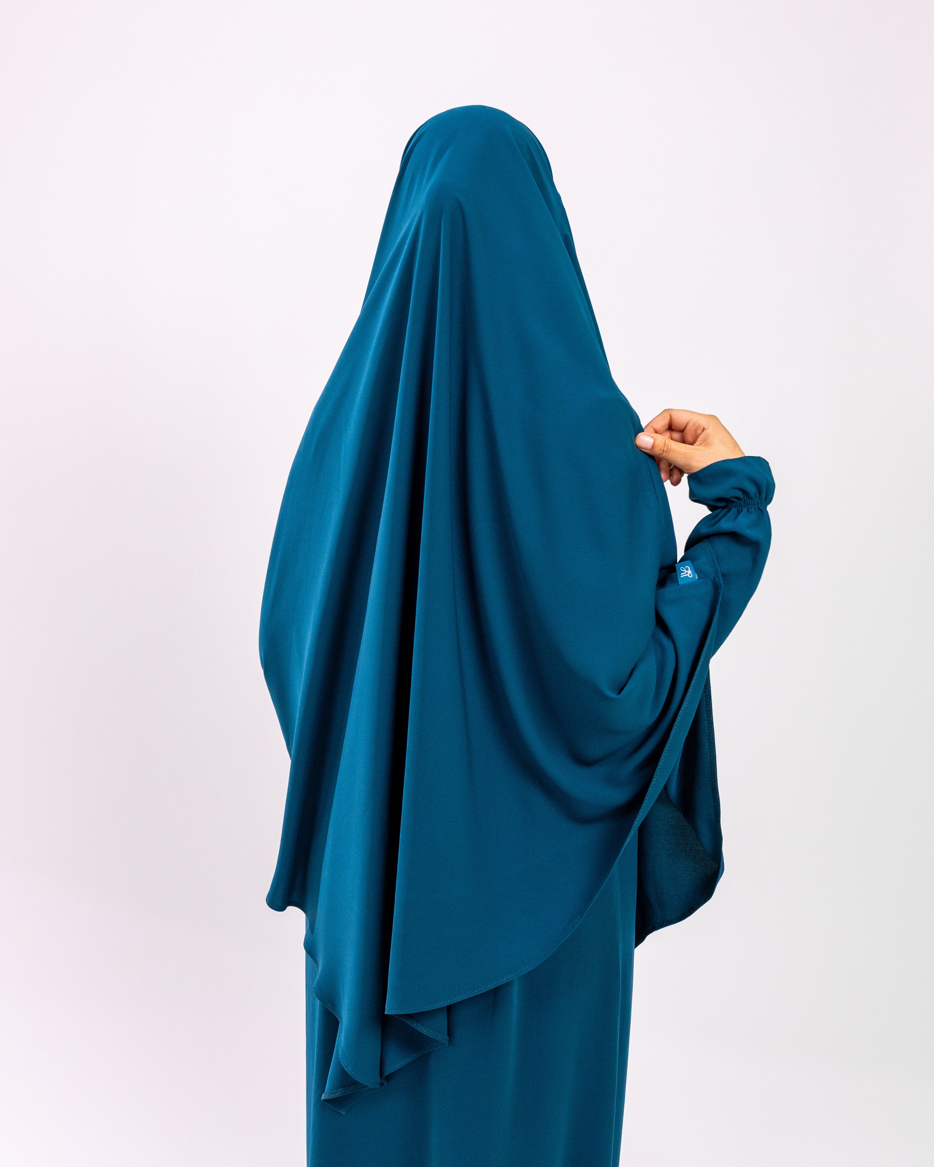 Tieback Tria Khimar <br>- Emerald