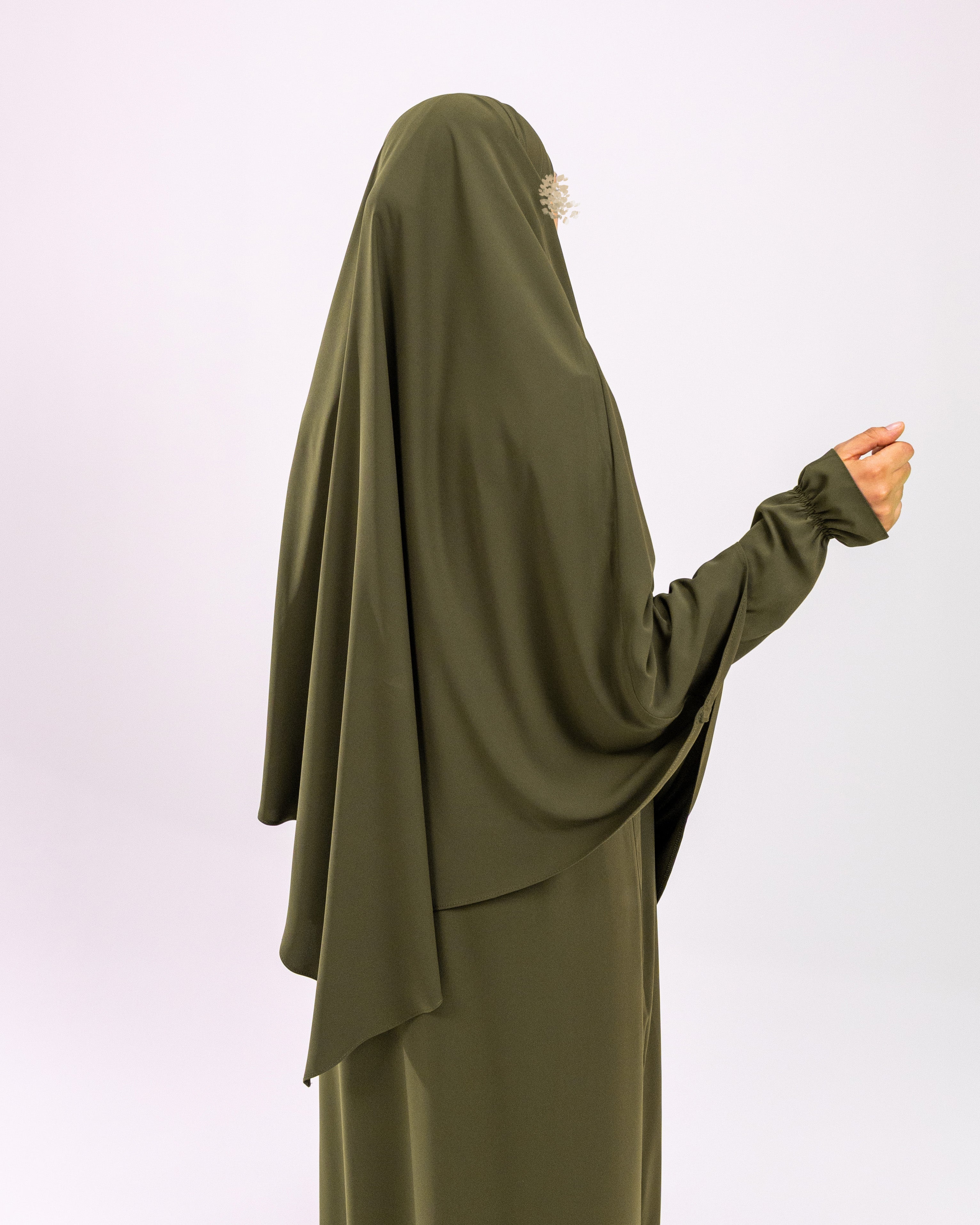 Tieback Tria Khimar <br>- Khaki