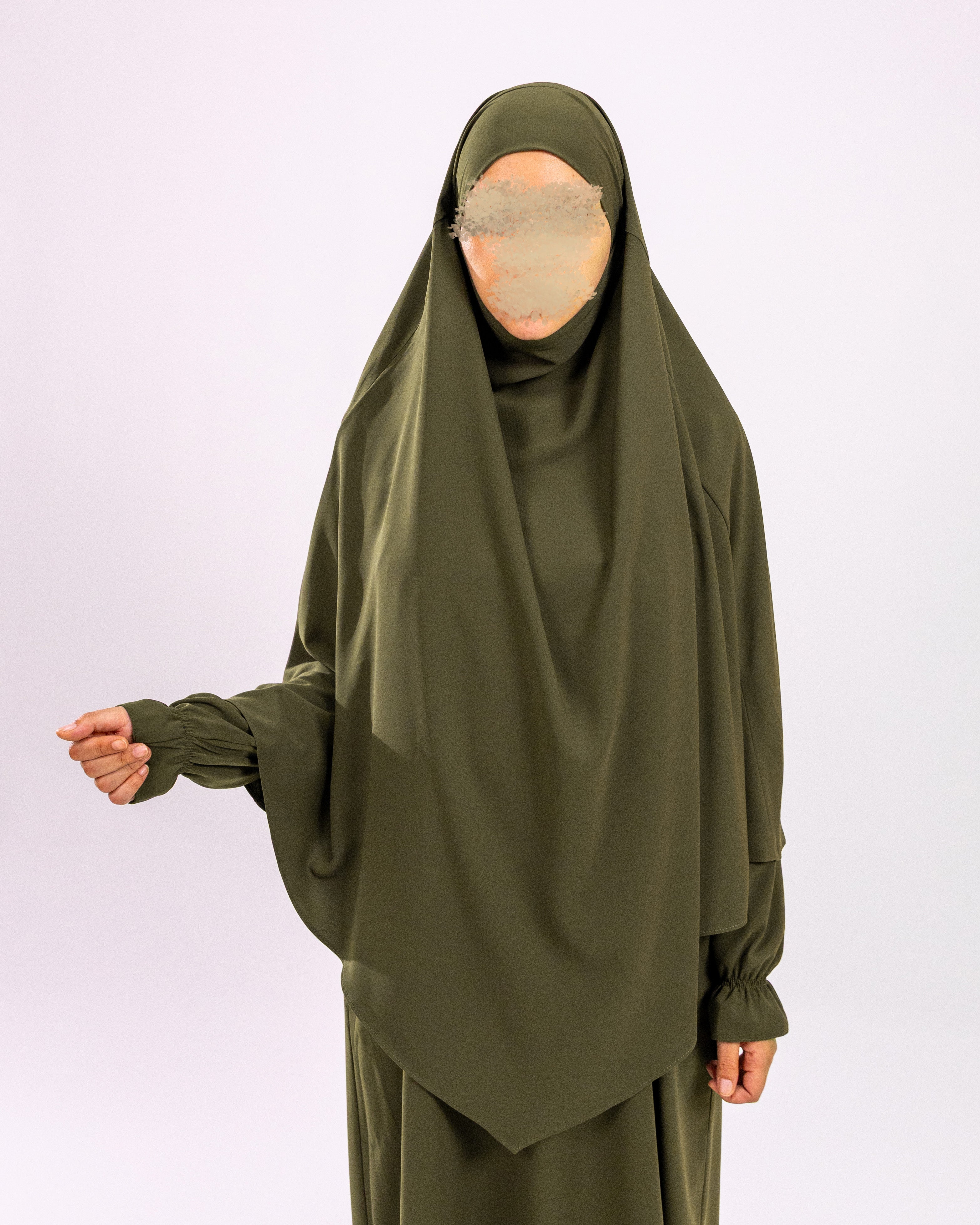 Tieback Tria Khimar <br>- Khaki