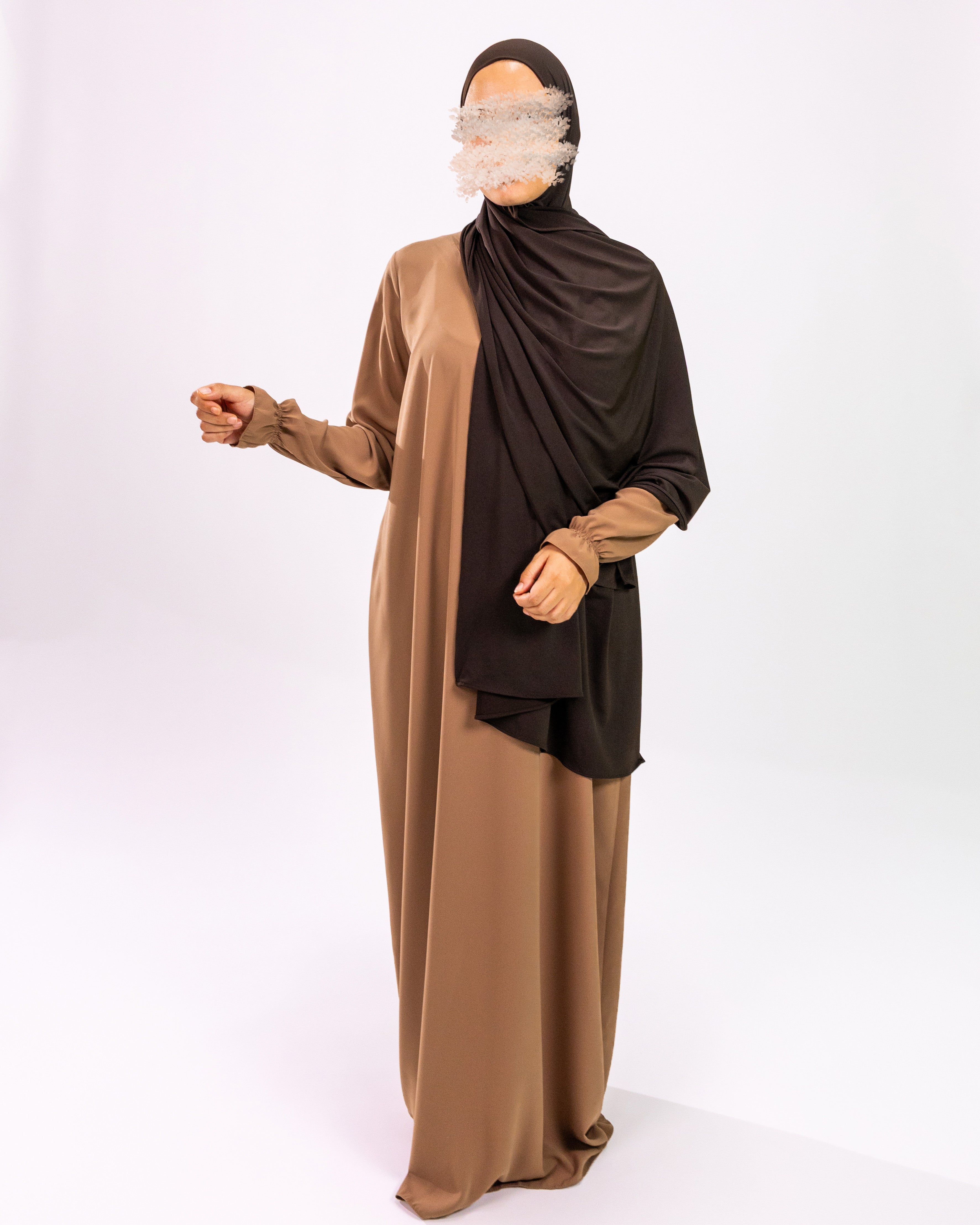 Abaya Cute Sleeves <br>- Mocha