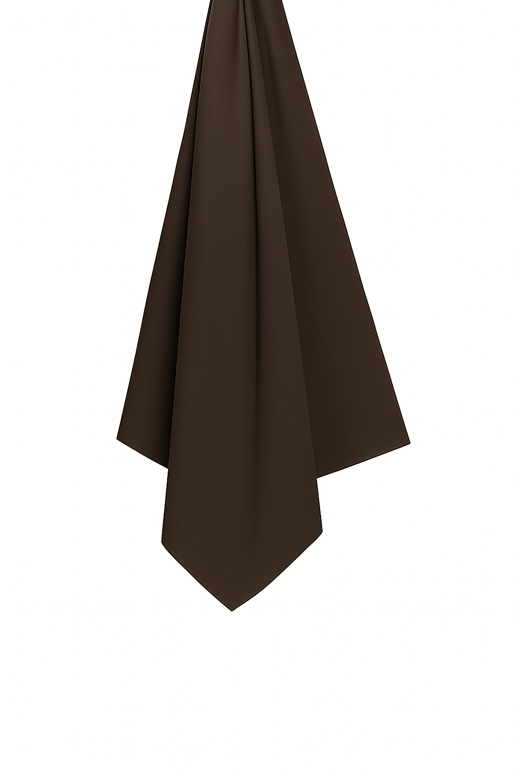Premium Jersey scarf <br> - Dark Brown